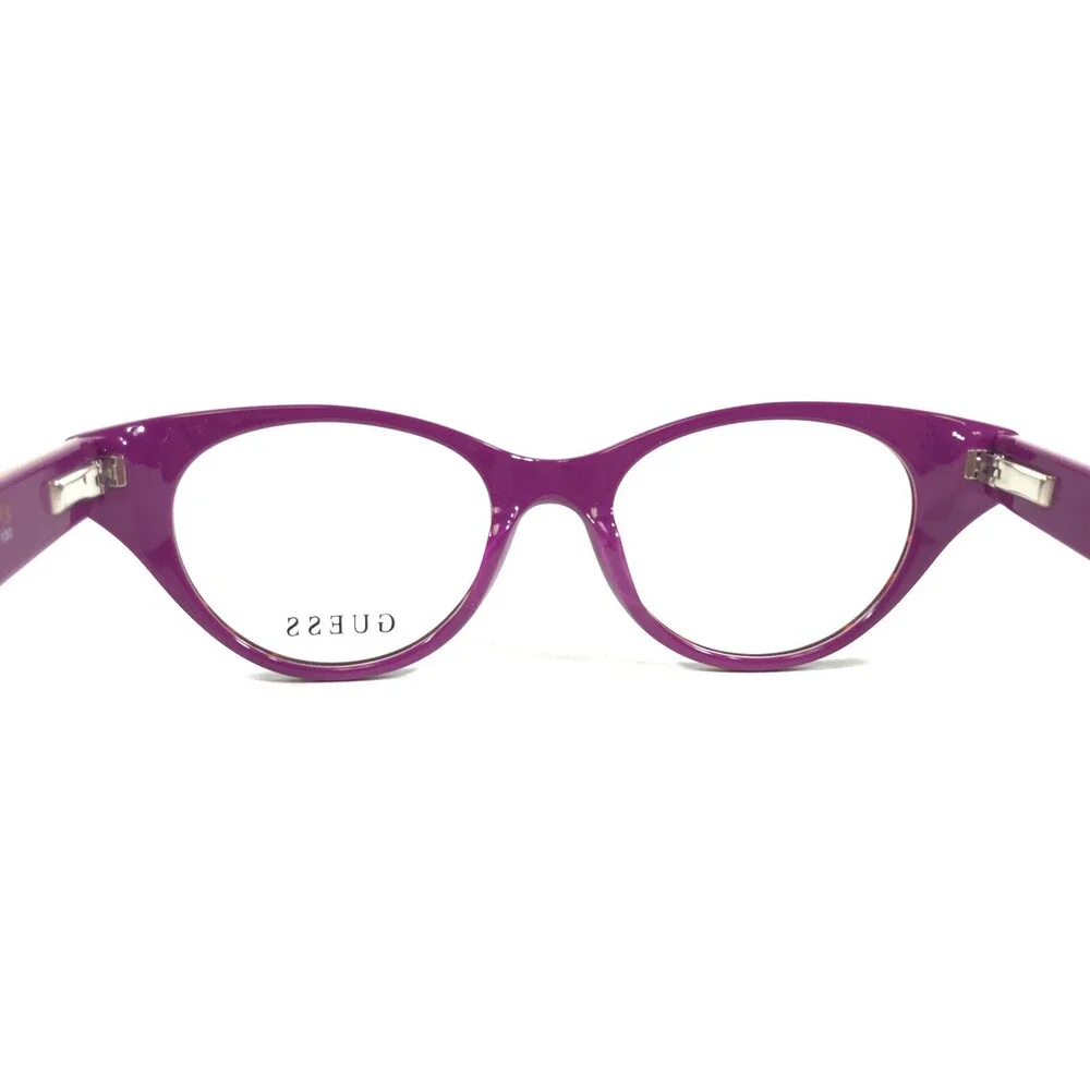 Guess Eyeglasses Frames GU9192 056 Purple Tortoise Cat Eye Round 47-16-130